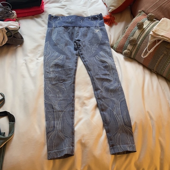 COPY - Gymshark Mercury leggings in blue - Picture 2 of 4